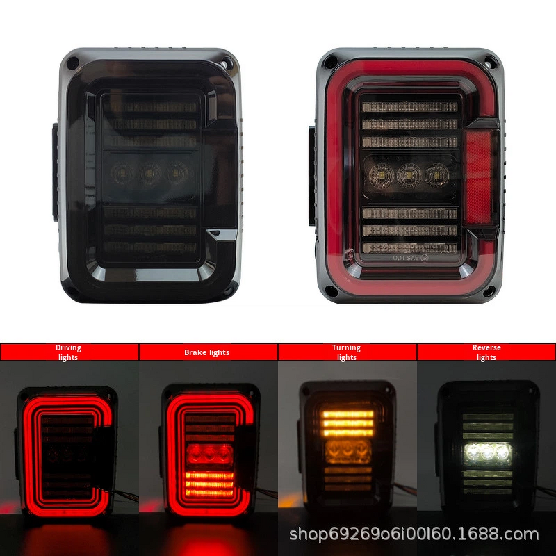 LED Tail Light Assembly - Manufacturer - JK/JL 12V 30W 8th Gen Tunnel Design Reversing