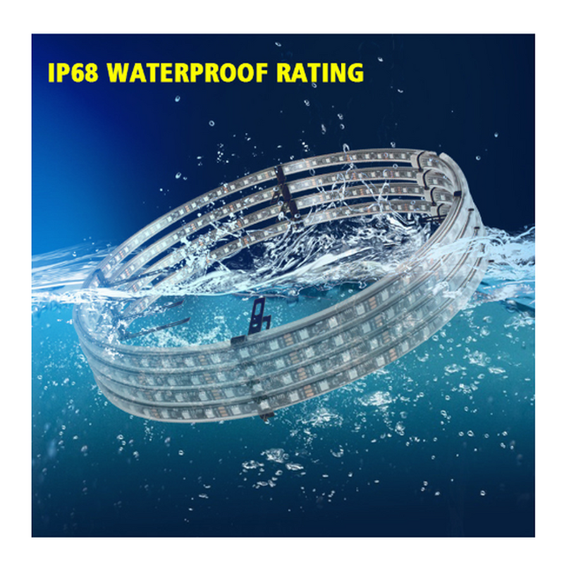 LED Wheel Rim Light - Manufacturer - Hilmo LED-032 12V 17 Inch RGBW Remote App ATV Truck