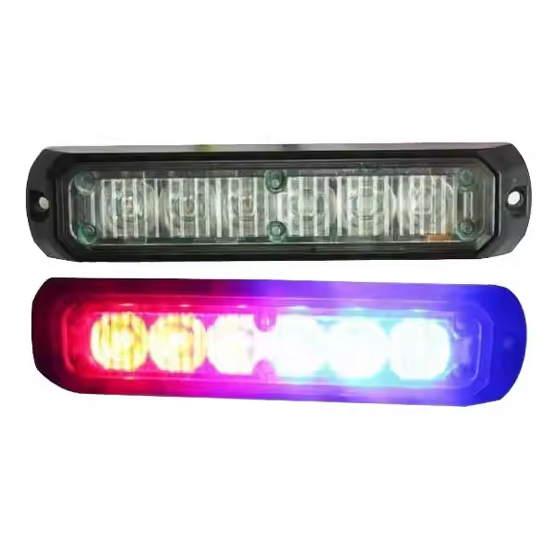 Mult-Color LED Dash Light - Manufacturer - HILMO R65 3W Flashing Grille Emergency Warn