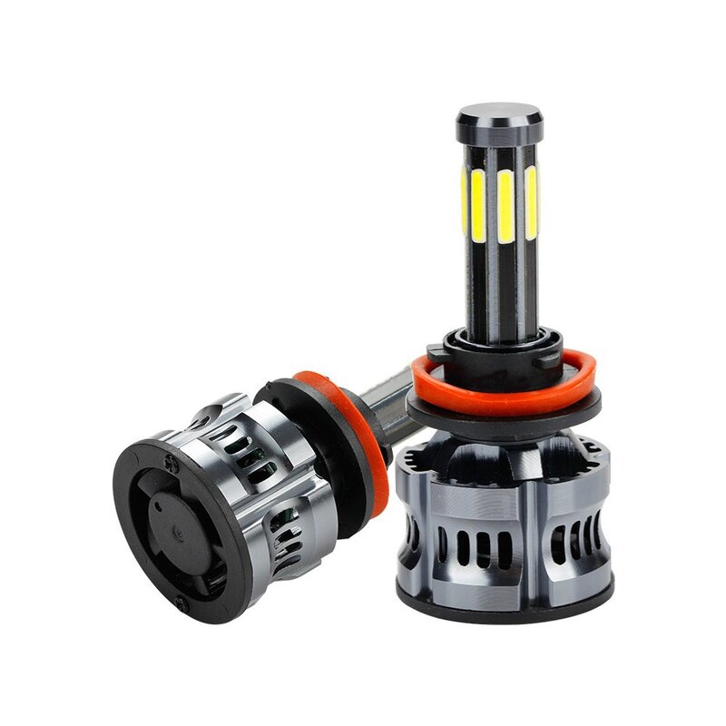 LED Headlight Bulbs - Manufacturer - 2Pcs H1/H7/H4/9005/9006 12V Cool White 1-Year Warranty