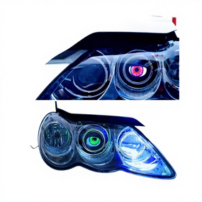 LED Projector Headlight - Manufacturer - 12V Devil Eye Dynamic Remote Bi Led 6000K Tuning