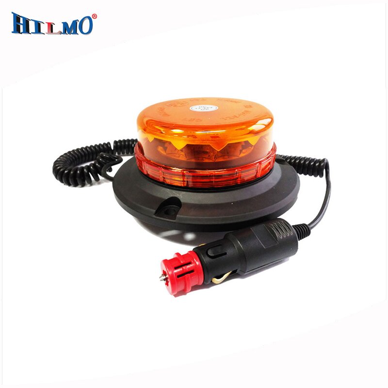 LED Beacon Light - Manufacturer - IP66/SAE 24V Amber School Bus Truck Car Emergency Strobe