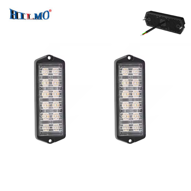 3LED Strobe Warning Light - Manufacturer - 12V/24V Grill Car Truck Trailer Beacon Side