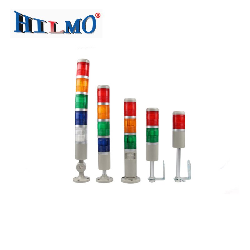 Signal Tower Light - Manufacturer - CE/TUV IP67 RYGBW With Buzzer Custom Logo Pole Length