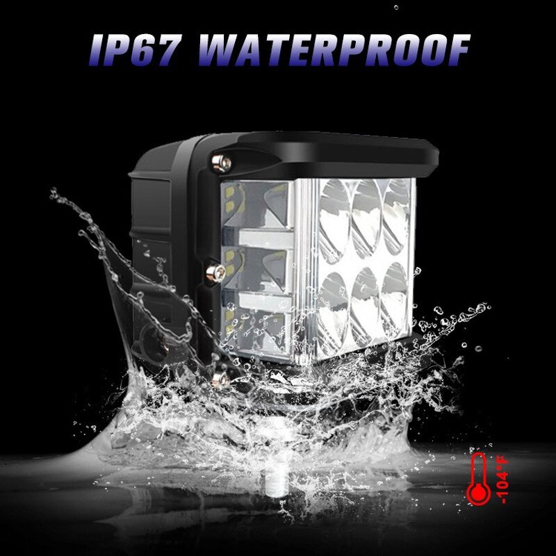 LED Work Light - Manufacturer - 36W 12V Three-Sided Emission Off-road Vehicle Top Bar Strobe