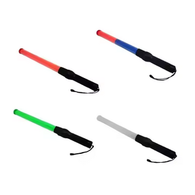 Traffic Control Baton - Manufacturer - HILMO TB11 6pcs Red LED Flashing D Battery Wands