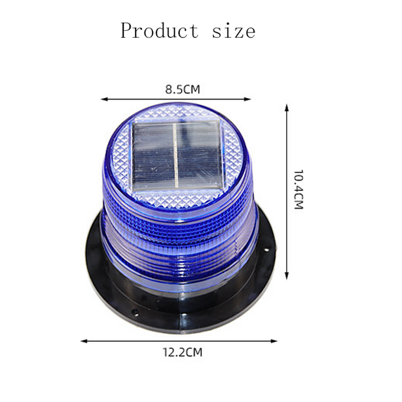 Solar Strobe Beacon - Manufacturer - Hilmo LED-049 Strong Magnetic Sucker Car Warn New