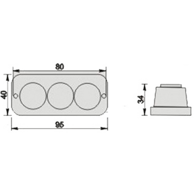 LED Traffic Strobe Light - Manufacturer - 12-24V Super Bright Waterproof Car Signal Lighthead