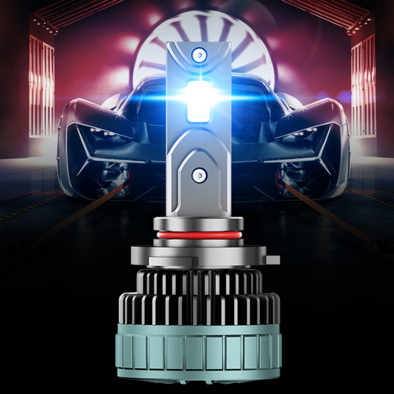 LED Headlight System - Manufacturer - ODM 130W H4 12V 6000K 9000 Lumens Replacement