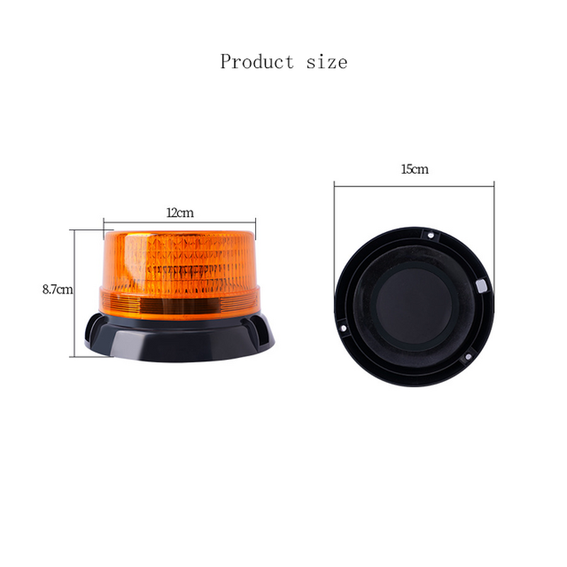 Solar LED Beacon Light - Manufacturer - COB PC+Aluminum Magnetic DC12-80V OEM 24V Hilmo