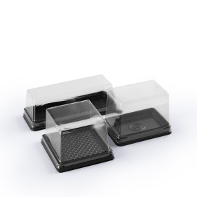 Transparent Cake Box Supplier - Square Blister Verrine