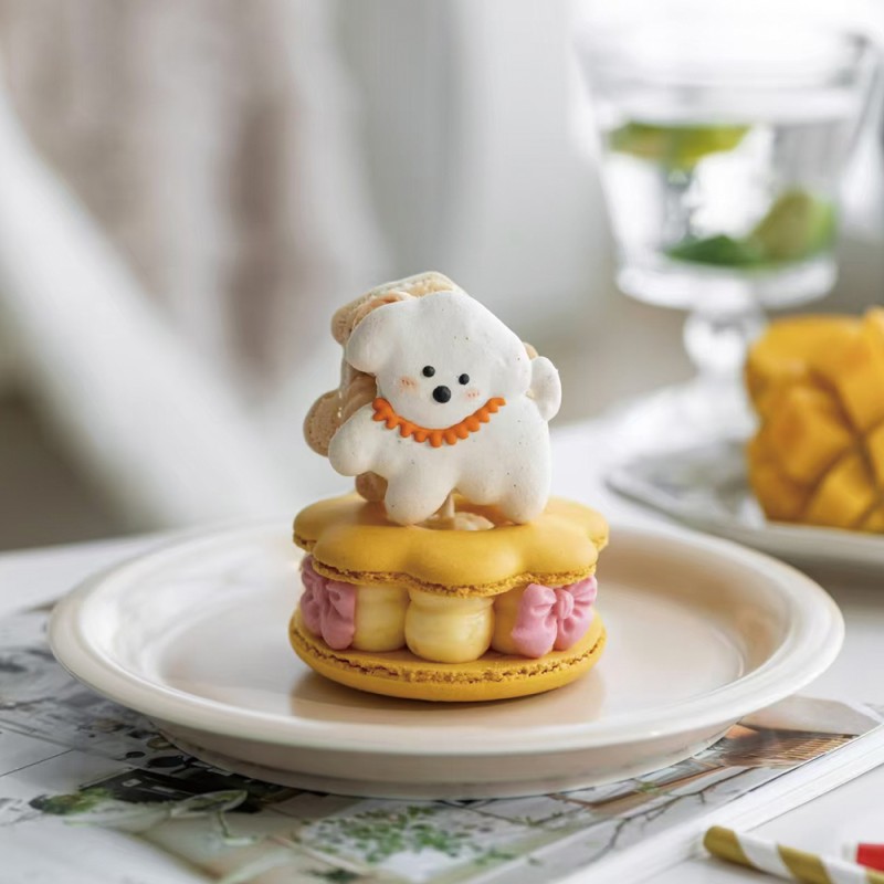 Mango Macaron Biscuit Supplier - Cream Flavor Bulk