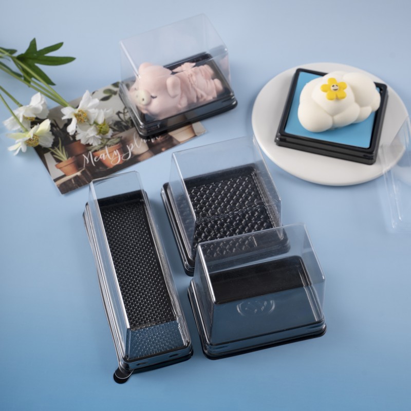 Dessert Box Factory - Square Plastic Blister Pudding