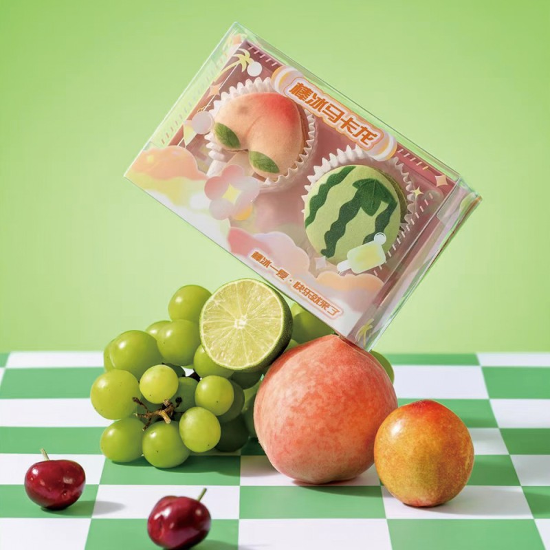 Strawberry Macaron Biscuit Manufacturer - Cream Flavor OEM