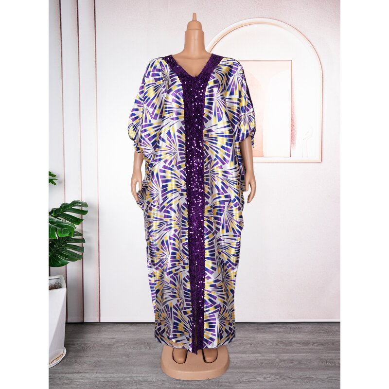 Dubai African Abaya - Manufacturer - 2024 Spring Muslim Fashion Caftan Boubou Evening Party Dress