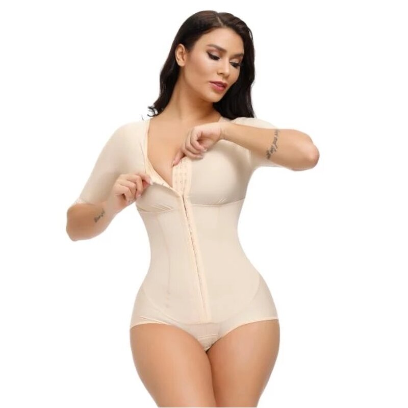Logo Waist Trainer Bodysuit - Manufacturer - Reducing Girdle Tummy Corset Fajas Colombianas