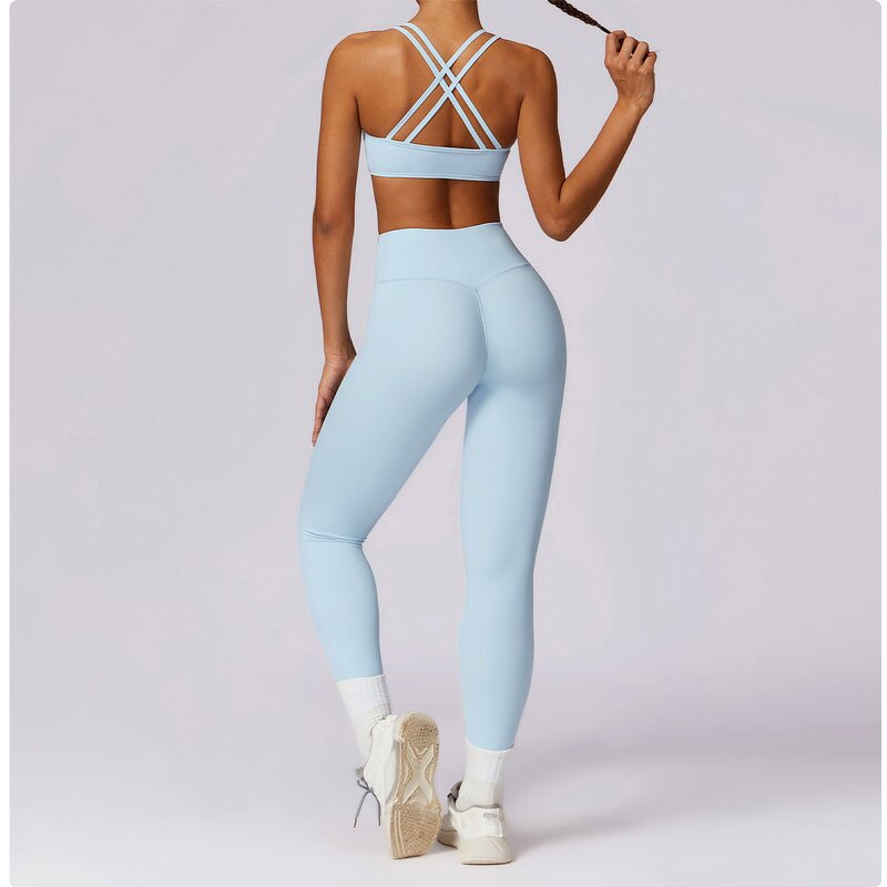 Nude Feeling Yoga Pants - Manufacturer - Logo Push up Elastic High Waist Buttock Lifting Tight