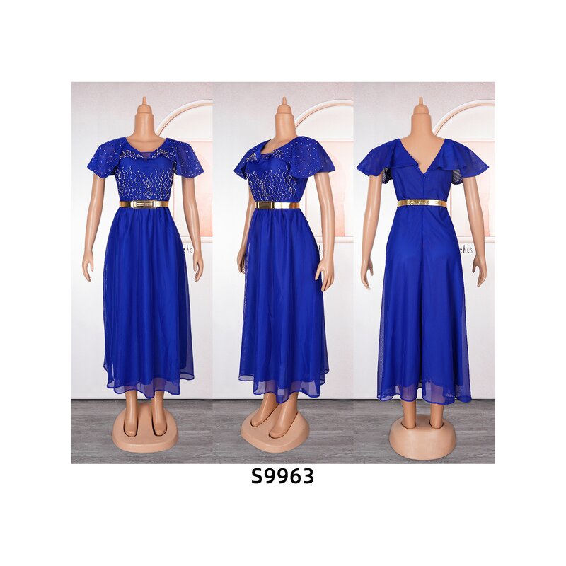 Turkey Dashiki Evening Gown - Manufacturer - 2024 Plus Size African Wedding Party Ankara Robe