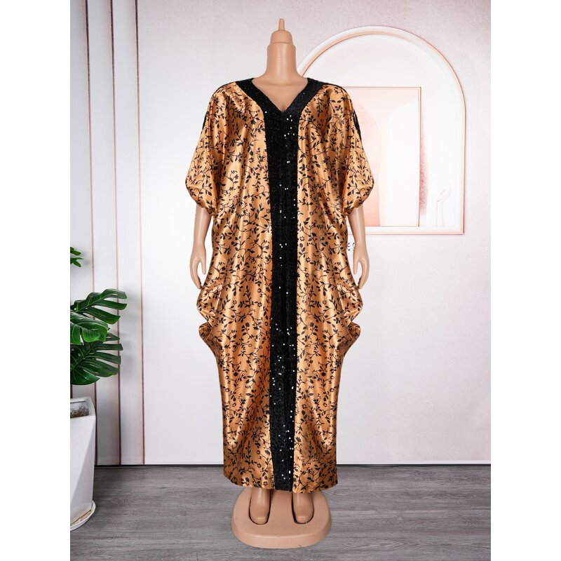 Dubai African Abaya - Manufacturer - 2024 Spring Muslim Fashion Caftan Boubou Evening Party Dress