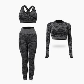 Seamless Yoga Active Wear Set - Manufacturer - Ropa De Deportiva Mujer Fitness Gym Workout Clothing