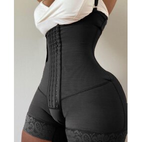 Open Crotch Corset Bodysuit - Manufacturer - Tight Waist Butt-Lifting Open Bust Eye N Hook Shaper