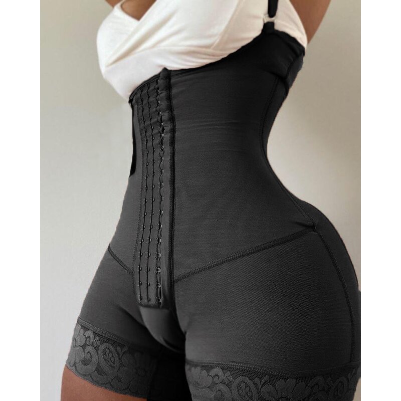 Open Crotch Corset Bodysuit - Manufacturer - Tight Waist Butt-Lifting Open Bust Eye N Hook Shaper