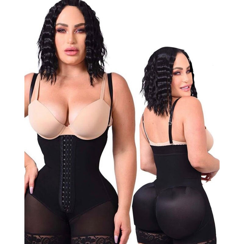 Zipper Crotch Fajas Shapewear - Manufacturer - Tummy Control Butt Lifter Thigh Slimmer Plus Size
