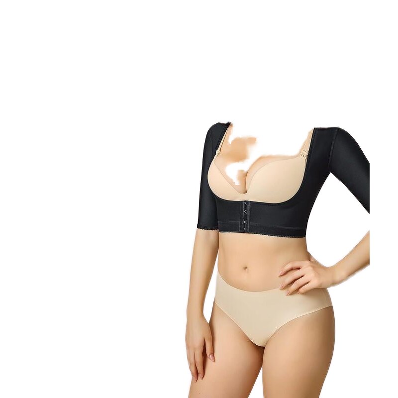 Arm Liposuction Compression Top - Manufacturer - One Size Custom Logo Embroidered Silk Knitted