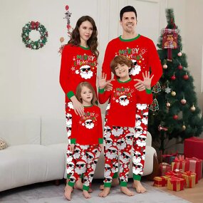 2025 Matching Family Pajamas - Manufacturer - Xmas Adult Kids Baby Mother Father Son Dog Sleepwear