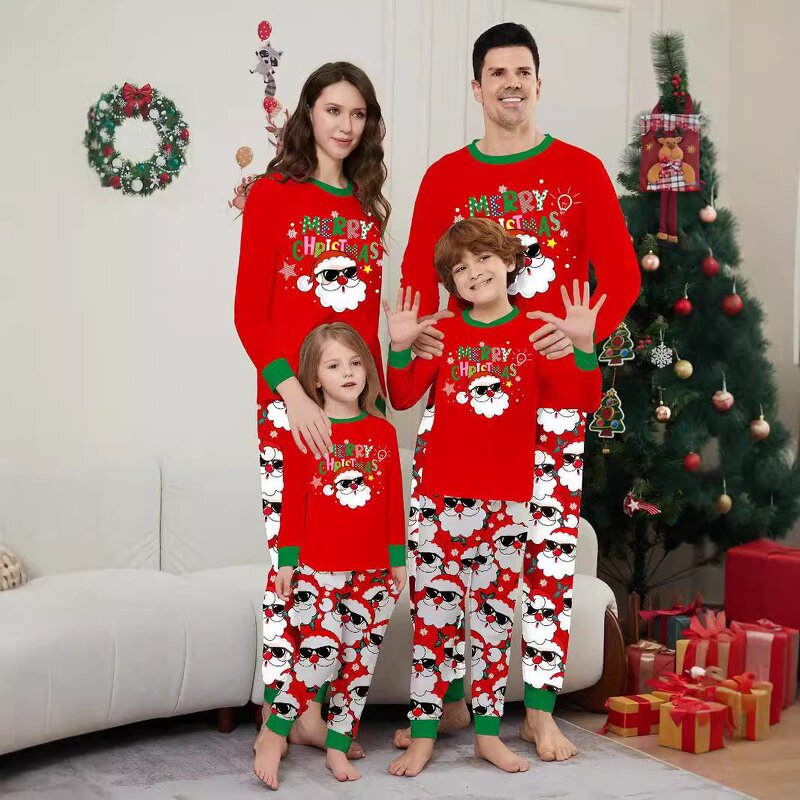 2025 Matching Family Pajamas - Manufacturer - Xmas Adult Kids Baby Mother Father Son Dog Sleepwear