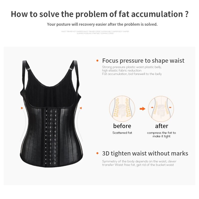 Colombian Latex Waist Trainer - Manufacturer - Binders Shapers Modeling Strap Corset Body Shapewear