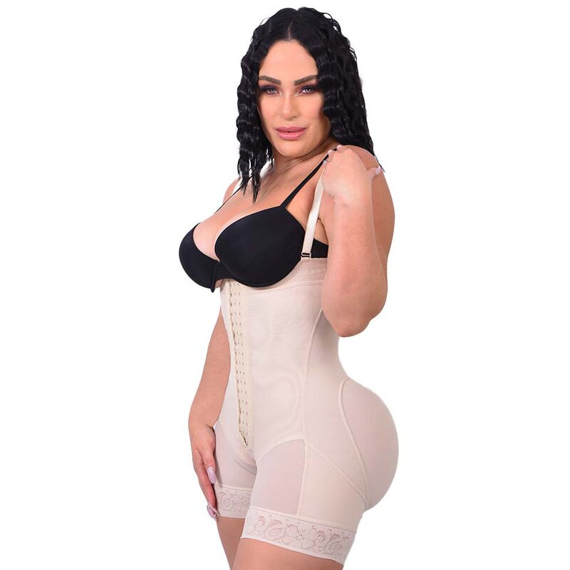 Zipper Crotch Shapewear - Manufacturer - Tummy Control Butt Lifter Thigh Slimmer Fajas Plus Size