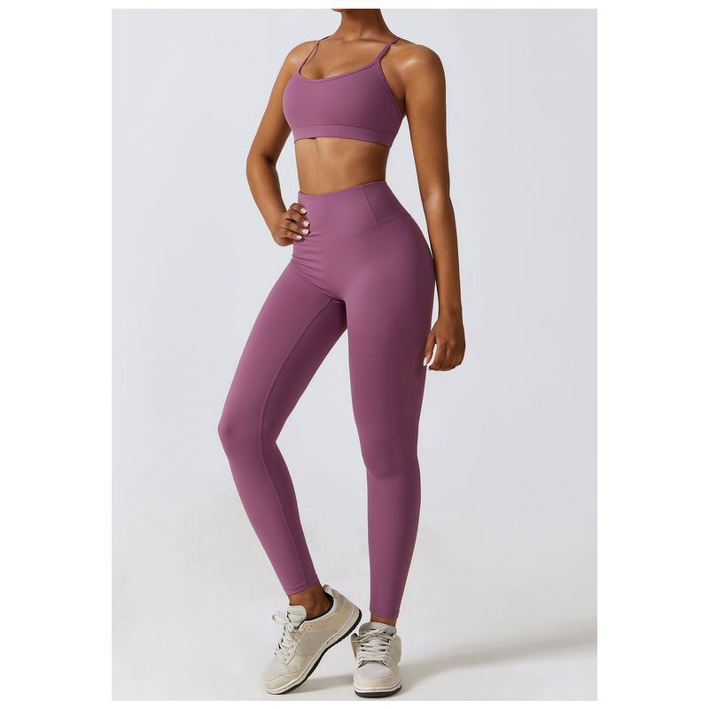 Nude Feeling Yoga Pants - Manufacturer - Logo Push up Elastic High Waist Buttock Lifting Tight