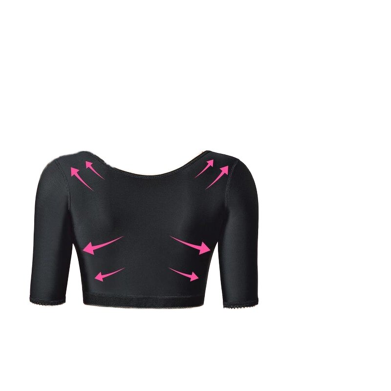 Arm Liposuction Compression Top - Manufacturer - One Size Custom Logo Embroidered Silk Knitted