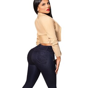 Colombian Sexy Butt Jeans - Manufacturer - High Rise Curvy Shapewear High Waist Tummy Control