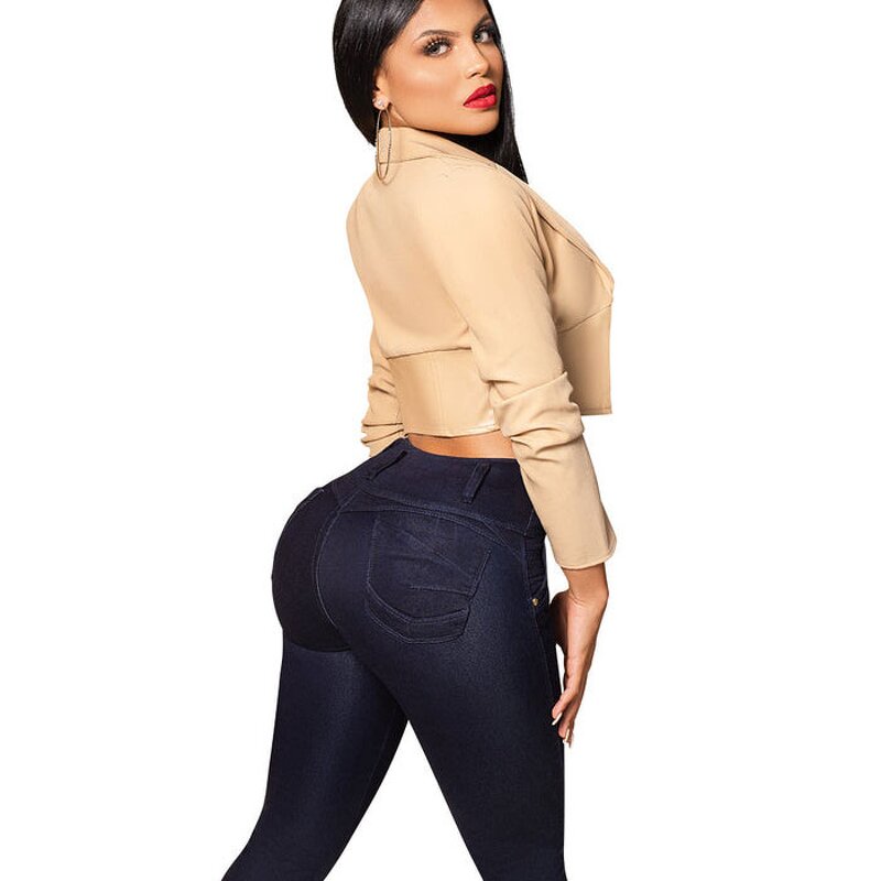Colombian Sexy Butt Jeans - Manufacturer - High Rise Curvy Shapewear High Waist Tummy Control
