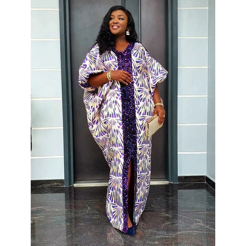 Dubai African Abaya - Manufacturer - 2024 Spring Muslim Fashion Caftan Boubou Evening Party Dress