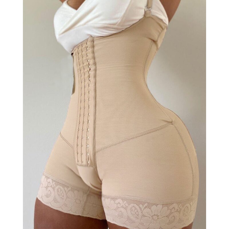 Open Crotch Corset Bodysuit - Manufacturer - Tight Waist Butt-Lifting Open Bust Eye N Hook Shaper