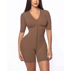 Post Surgery Fajas Bodysuit - Manufacturer - Colombianas Flatten Abdomen Zipper Reductoras Mujer