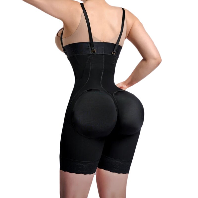 Hourglass Post Surgery Girdle - Manufacturer - Rib-height Mid-leg Fajas Colombianas Body Shaper