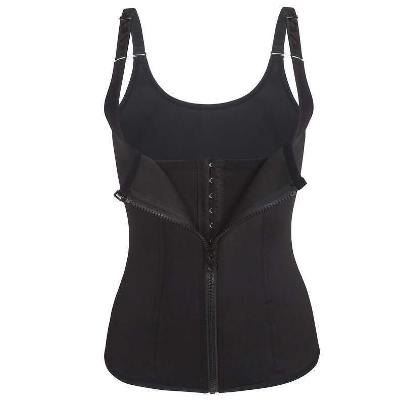 Waist Trainer Corset Vest - Manufacturer - ChaoRong Zipper Cincher Tummy Control Sports Girdle