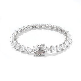 Rose Gold Jewelry Set - Manufacturer - 3-Piece High-End Alloy Niche All-Match Necklace Bracelet