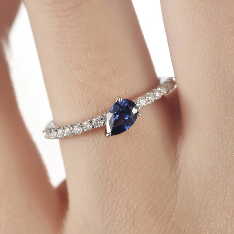 Lab Gemstone Silver Ring - Manufacturer - 18K Gold Plated New Design Men Women Fashion Jewelry Gift