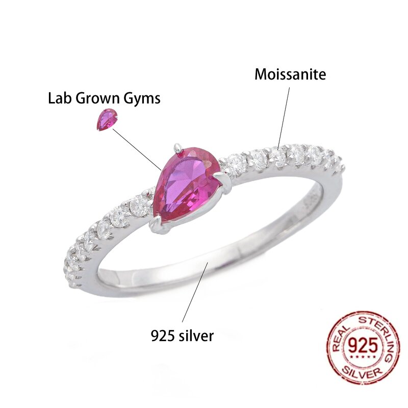 Lab Gemstone Silver Ring - Manufacturer - 18K Gold Plated New Design Men Women Fashion Jewelry Gift