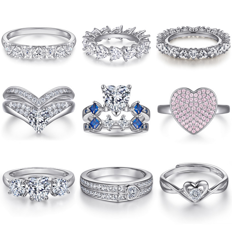 Baguette Moissanite Ring - Manufacturer - GRA Certified 925 Silver Gold Plated Iced Out Hip Hop