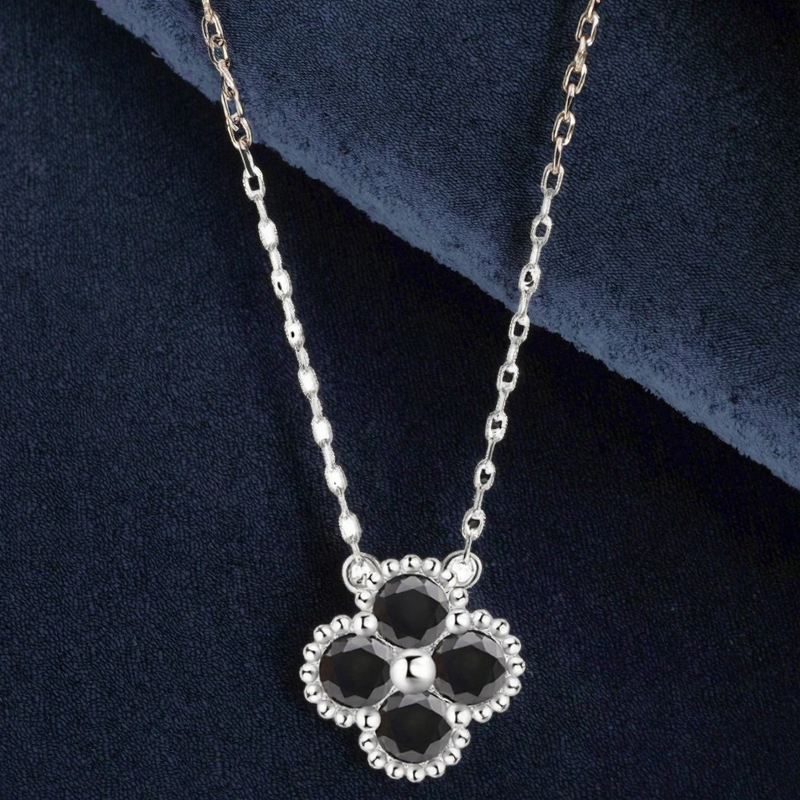 Star Moon Zircon Necklace - Manufacturer - S925 Silver Clavicle Chain Multi-Wear Niche Elegant Gift
