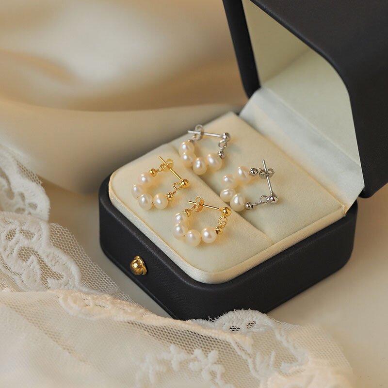 Freshwater Pearl Bracelet - Manufacturer - Hot Sale S925 Silver Metal Chain Splicing Cross-border Women