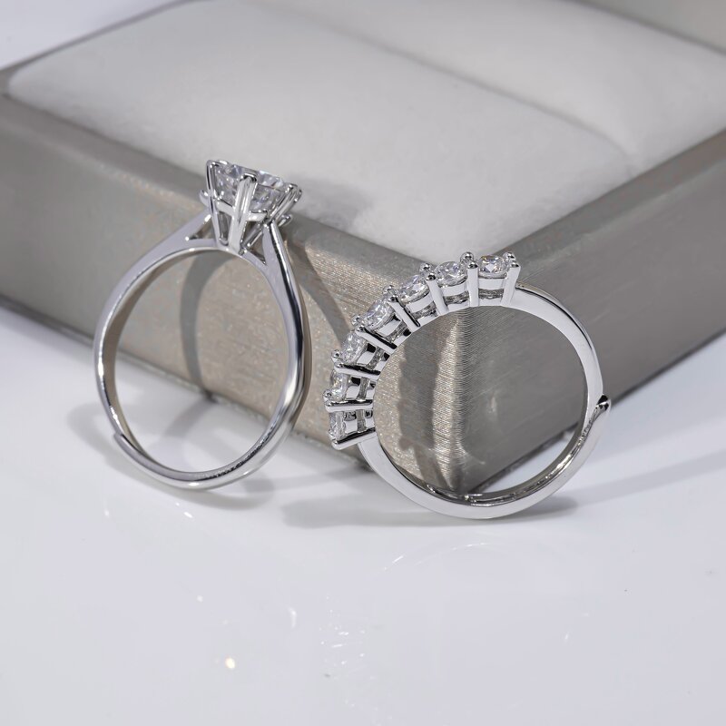 Lab Grown Diamond Ring - Manufacturer - IGI Certified 14K White Gold Fashion Fine Jewelry Ring