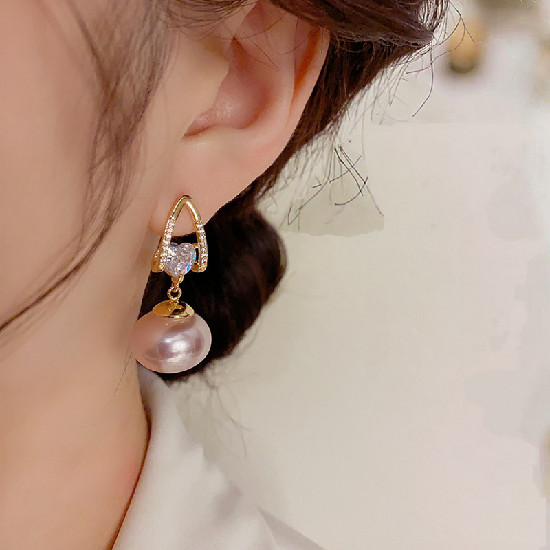 Freshwater Pearl Earrings - Manufacturer - 925 Silver Needle Gold Plated Daily Wear Wholesale Stud