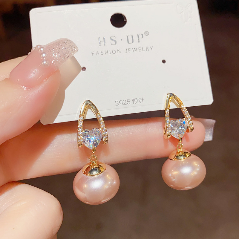 Freshwater Pearl Earrings - Manufacturer - 925 Silver Needle Gold Plated Daily Wear Wholesale Stud